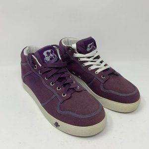 Unisex Vlado Footwear Luxury Kicks Purple Canvas Sneakers Men's 8/Women's 9.5